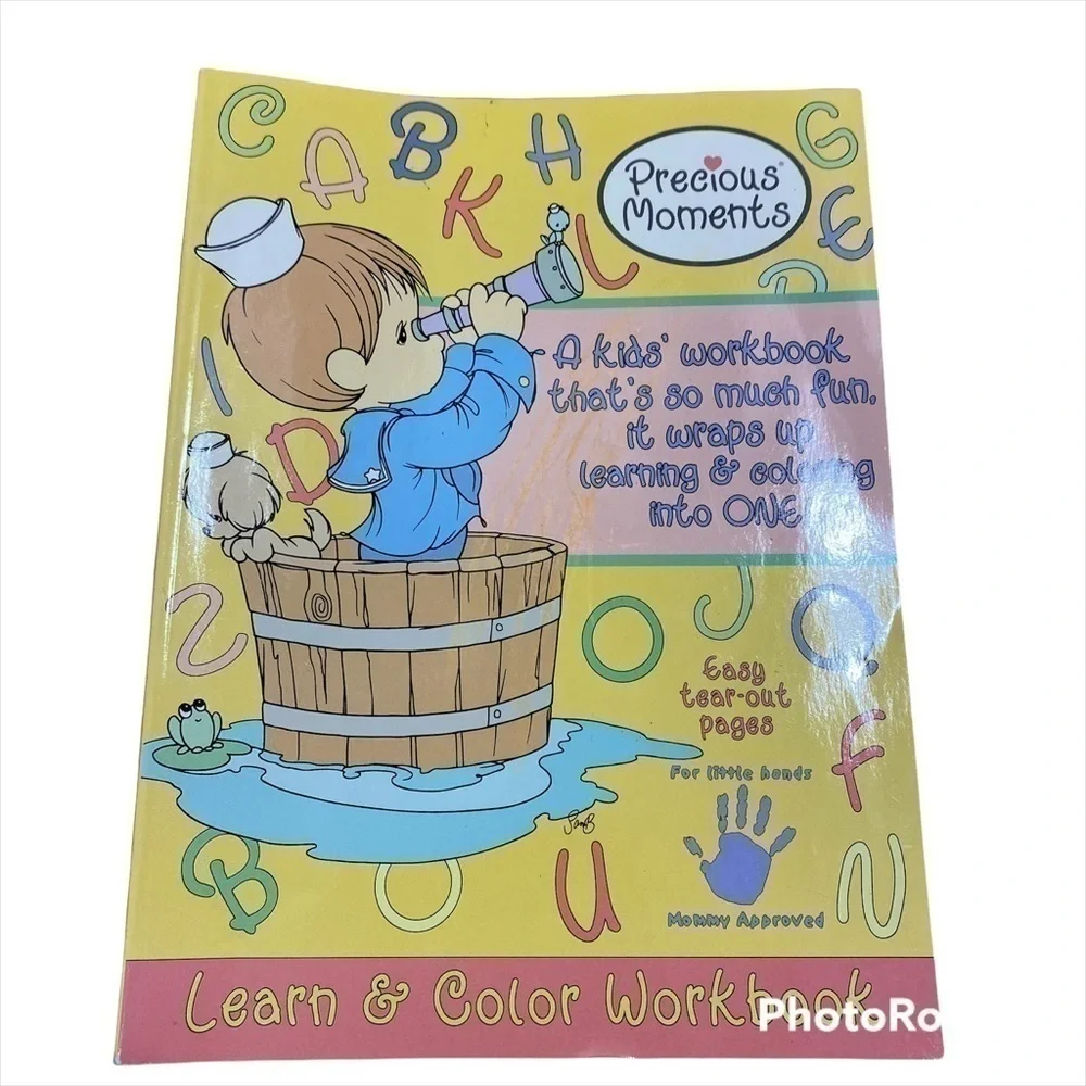 Vintage Precious Moments Coloring Activity Book NEW Kids